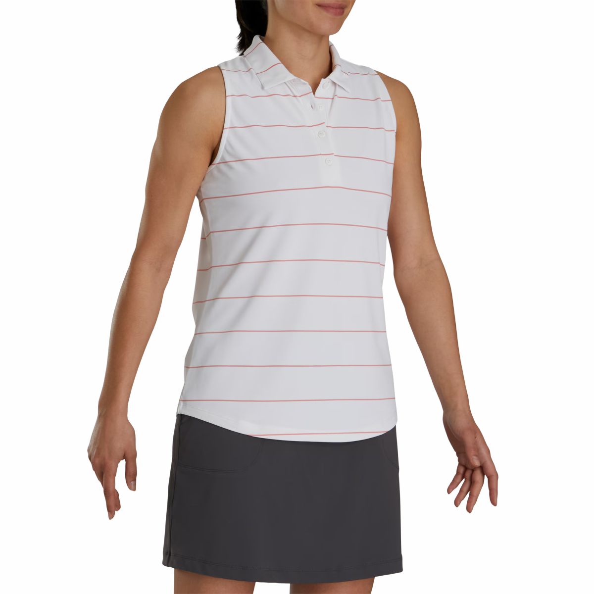 White / Peach,XS