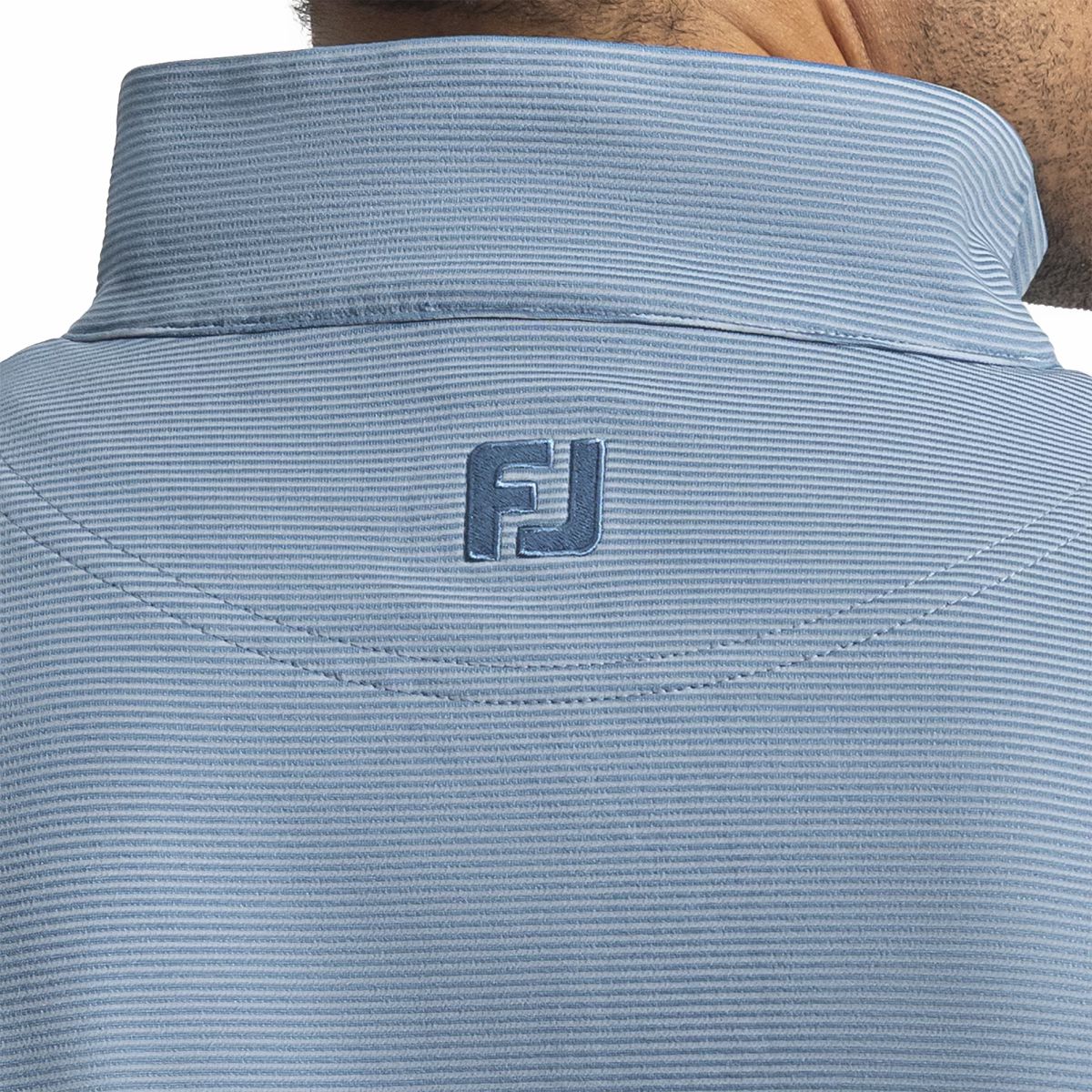 Quarter-Zip Ottoman Stripe Knit - FootJoy