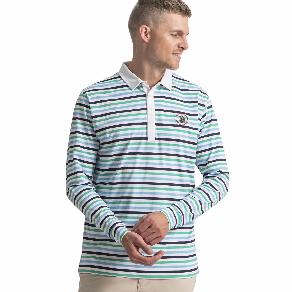 2026 U.S. Open Cabana Stripe Polo - FootJoy