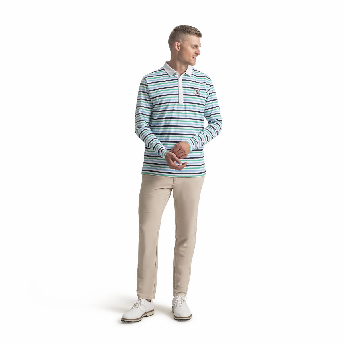 2026 U.S. Open Cabana Stripe Polo - FootJoy