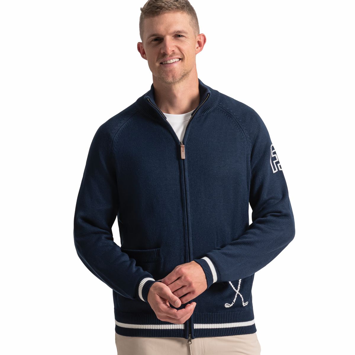 Après Tee Knit Full-Zip Sweater - FootJoy