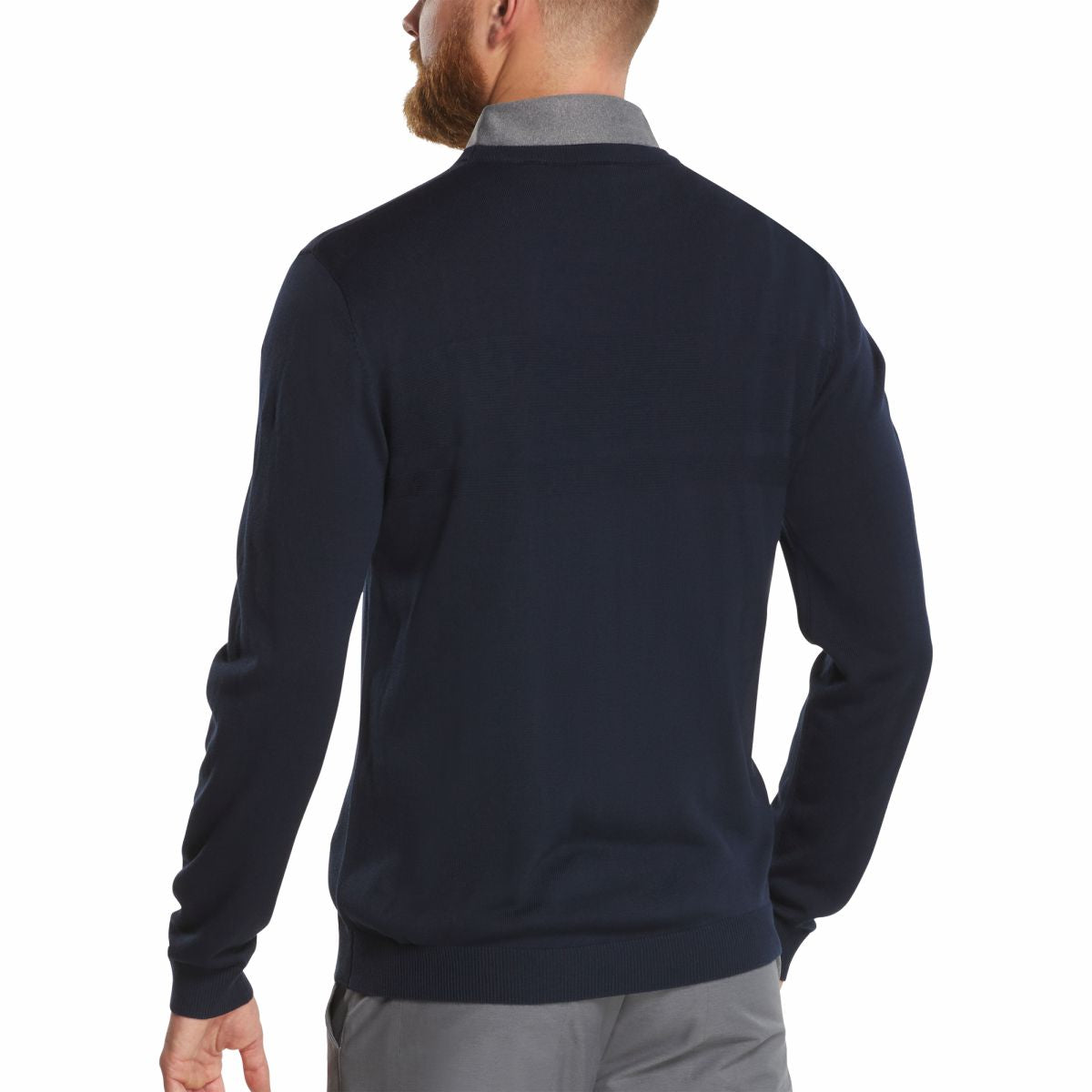 Tonal Block Crewneck Sweater - FootJoy