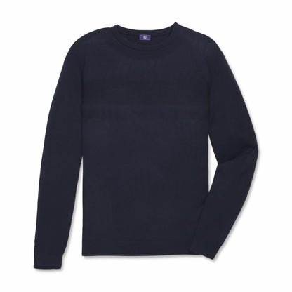 Tonal Block Crewneck Sweater - FootJoy