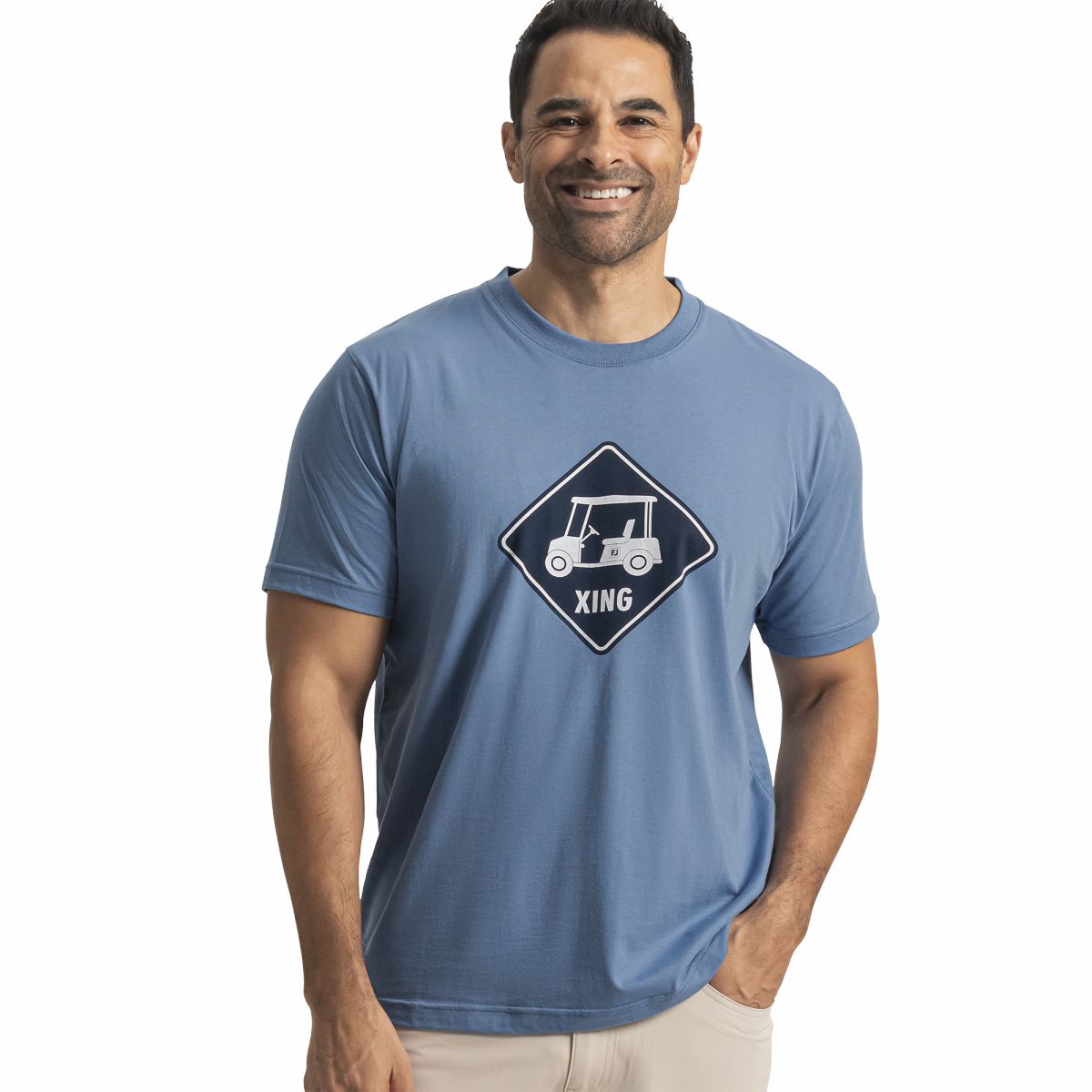 Heritage Golf Cart Crossing Tee - FootJoy
