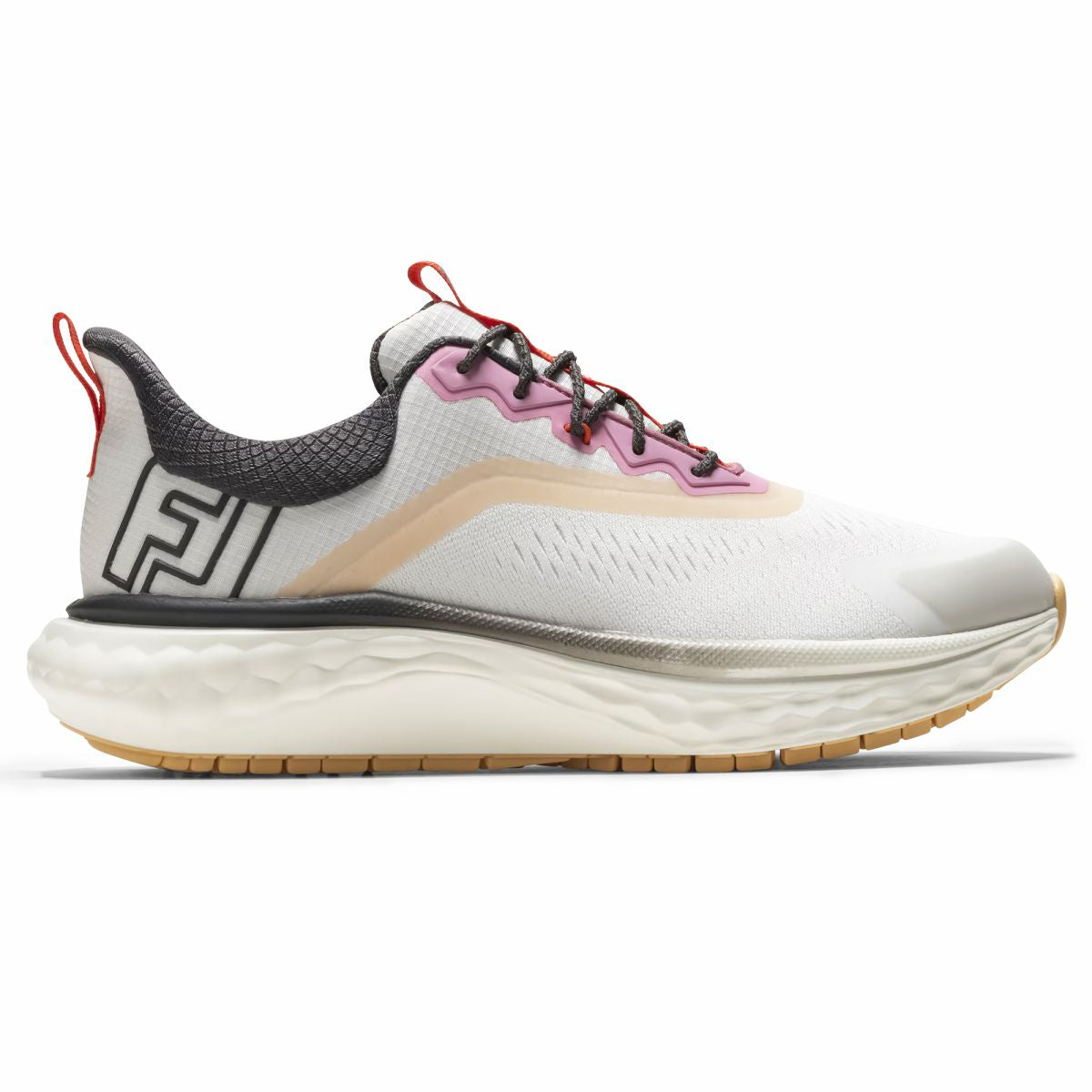 Lucent White / Hot Coral / Asphalt,5,Narrow
