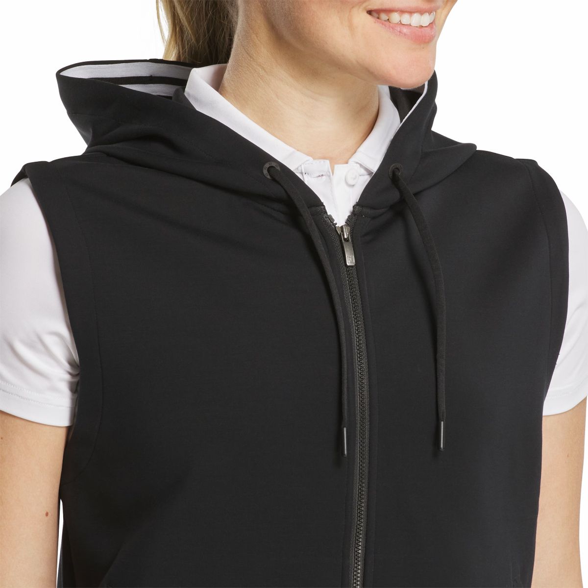 Full-Zip Hoodie Vest Women-Previous Season Style - FootJoy