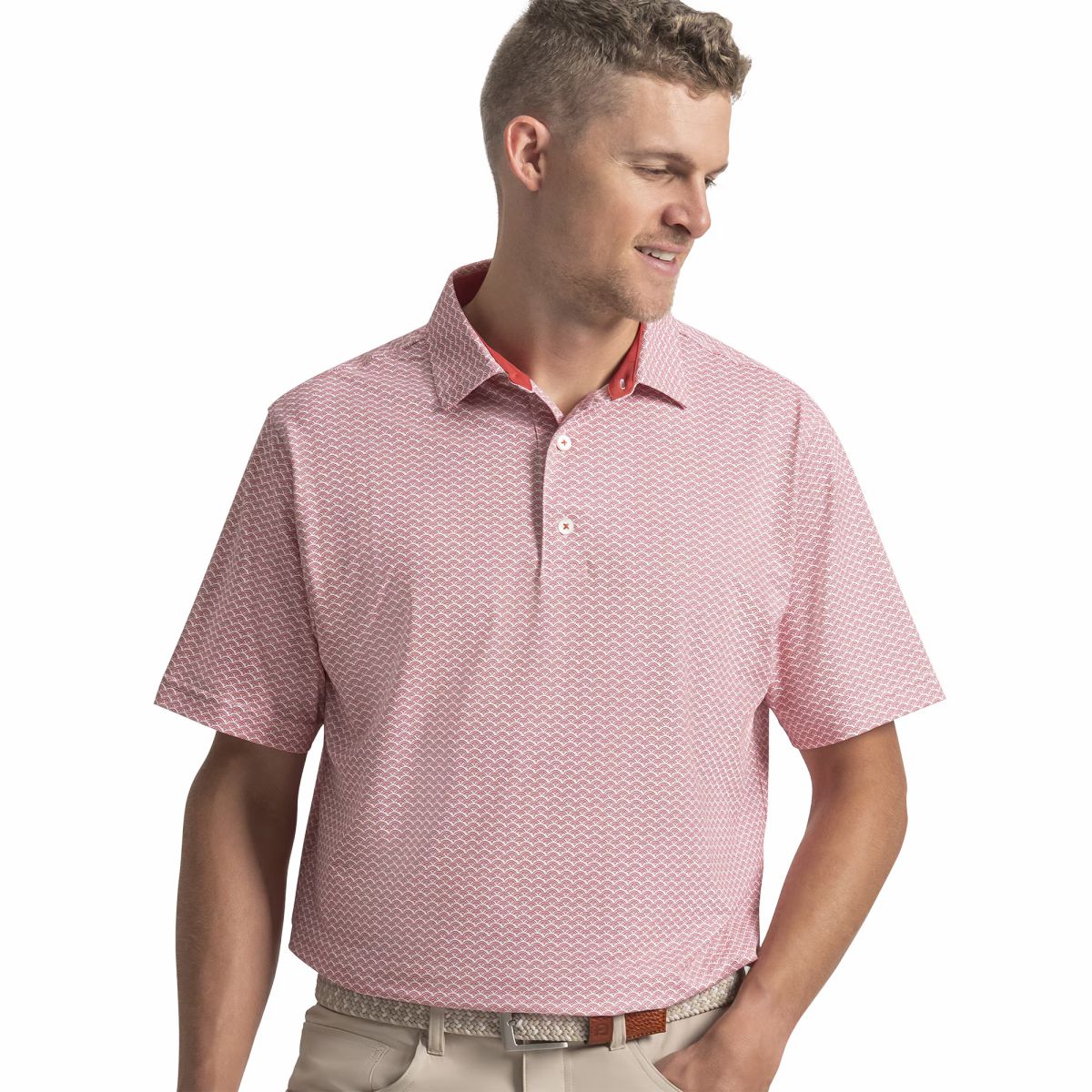 Scallop Geo Pique - FootJoy