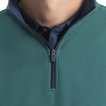 Quarter-Zip Ottoman Stripe Knit - FootJoy