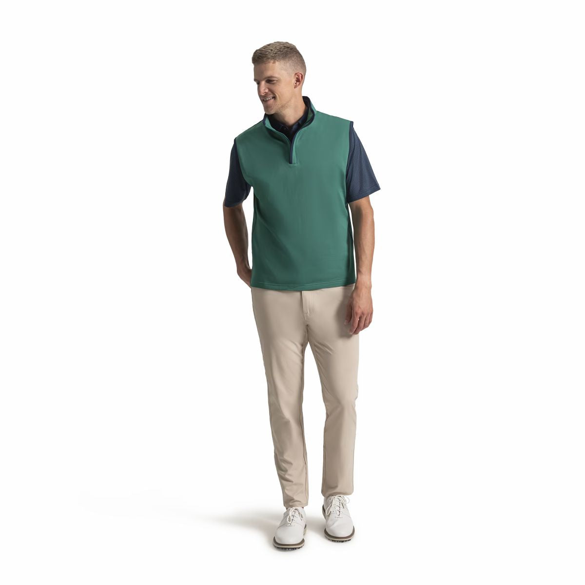 Brushed Back Vest Pique - FootJoy
